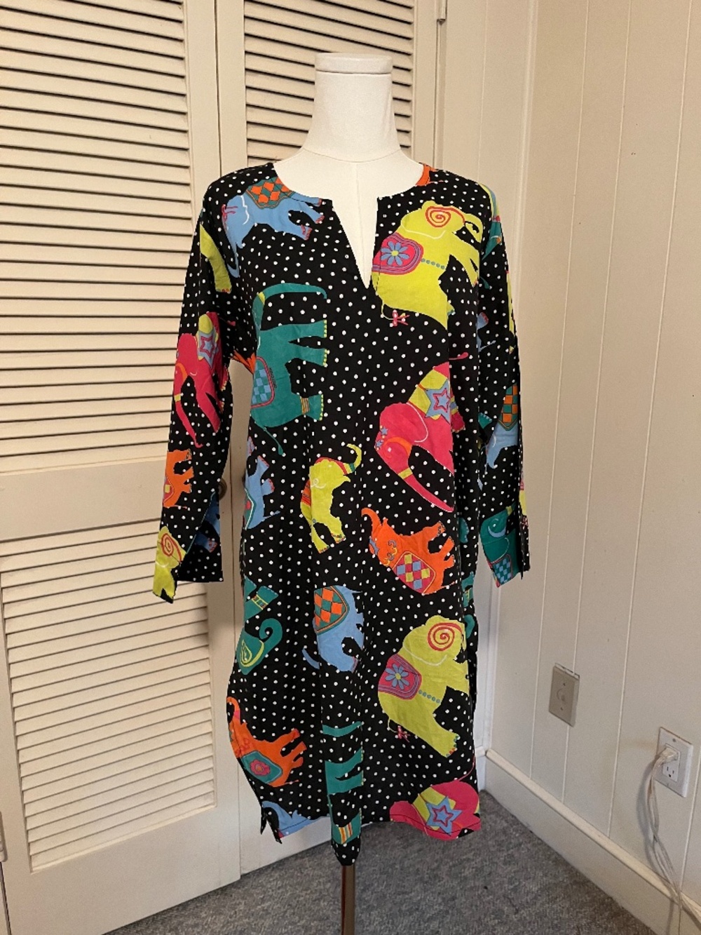 Gretchen Scott Tunic dress - NWT! Fun elephant print